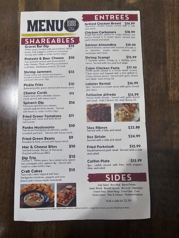 1808 Public House Menu image 4